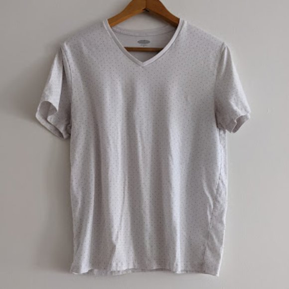Old Navy Other - Old Navy White and Black Polka Dot T-Shirt Size M